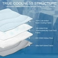 thumbnail image 2 of Dog Cooling Mat, Medium Cooling Mat for Dogs, Reversible Pad for Dog, 36" L x 23" W,Ocean Blue, 2 of 5