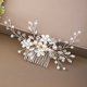 thumbnail image 3 of Perla Flor Peine Pelo Hecho A Mano Accesorios Para El Cabell, 3 of 5