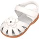 thumbnail image 1 of Sandalias de verano de piel con punta suave y diseño de princesa para niñas (niñas pequeñas/niñas) en color blanco 1, 1 of 5
