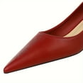 thumbnail image 5 of FLTHDD Women‘s Classic Kitten Heels Pumps  Pointed Toe Comfort Shoes For Work  Fashion Low Heel Dress Shoes Gift, 5 of 7