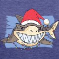 thumbnail image 3 of CafePress - Christmas Shark T Shirt - Womens Tri-blend T-Shirt, 3 of 4