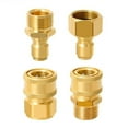 thumbnail image 4 of 4PC Washing Machine Water Pipe Washing Machine Conversion 1/4 Connector Brass, 4 of 5