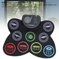 thumbnail image 3 of Electric Drum Practice Pad, Dual Stereo Speaker Electronic Drum Pad Set  for Present, 3 of 7