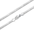 thumbnail image 1 of Collar de cadena mágica de serpiente plana en espiga YONGSHENG 1,5 mm para mujeres y hombres 60 cm, 1 of 2