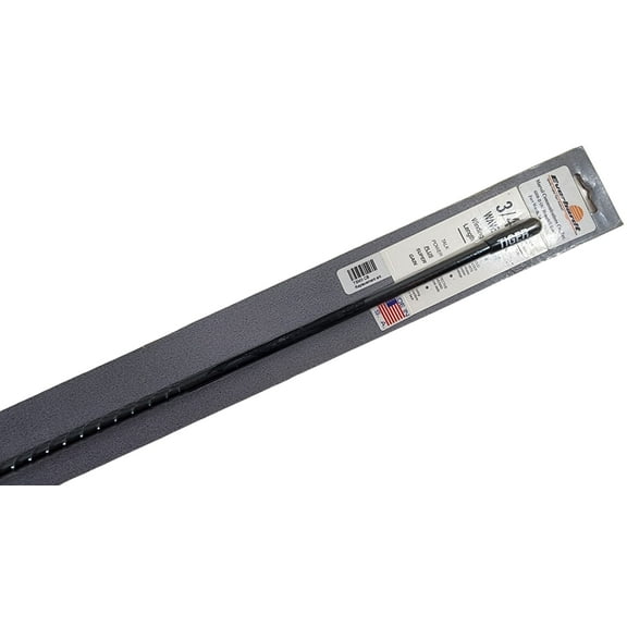 Everhardt TSM3-B 3/4 Wave 3 ft Fiberglass “Super Flex” CB Radio Antenna - Black