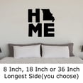 thumbnail image 2 of Home Missouri Hometown United States Native Wall Decals for Walls Peel and Stick wall art murals Black Small 8 Inch, 2 of 2