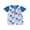 Blue, variant on BemeyourBBs Kids Toddler Baby Boy 4th of July Swimsuit Independent Day One Piece Swimsuit Infant Boy Bathing Suit Short Sleeve Rash Guard American Flag Popsicle Swimwear Summer Beachwear
