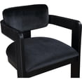 thumbnail image 2 of Pemberly Row Contemporary Black Velvet Dining Chair (Set of 2), 2 of 10