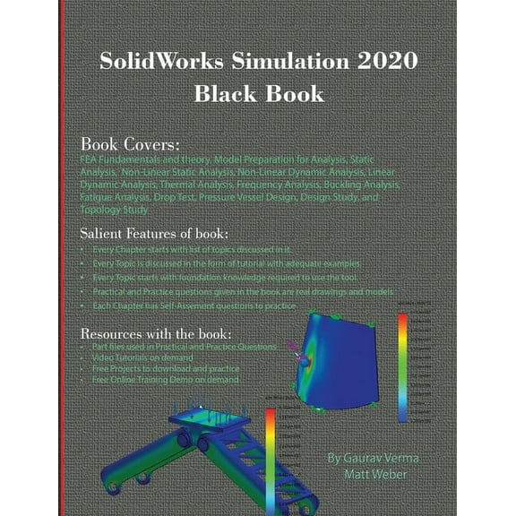 SolidWorks Simulation 2020 Black Book, (Paperback)