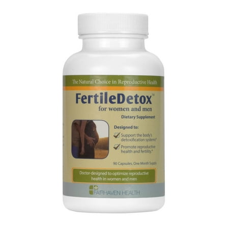 FertileDetox Fertility Supplement - Fertility Cleanse for Women & Men, Battle Endocrine Disruptors Before Trying to (Best Vitamins For Trying To Conceive)