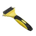 thumbnail image 1 of CAROOTU 3-in-1 Pet Dog Cat Dematting Groom Deshedding Tool Hair Comb Brush Rake, 1 of 6