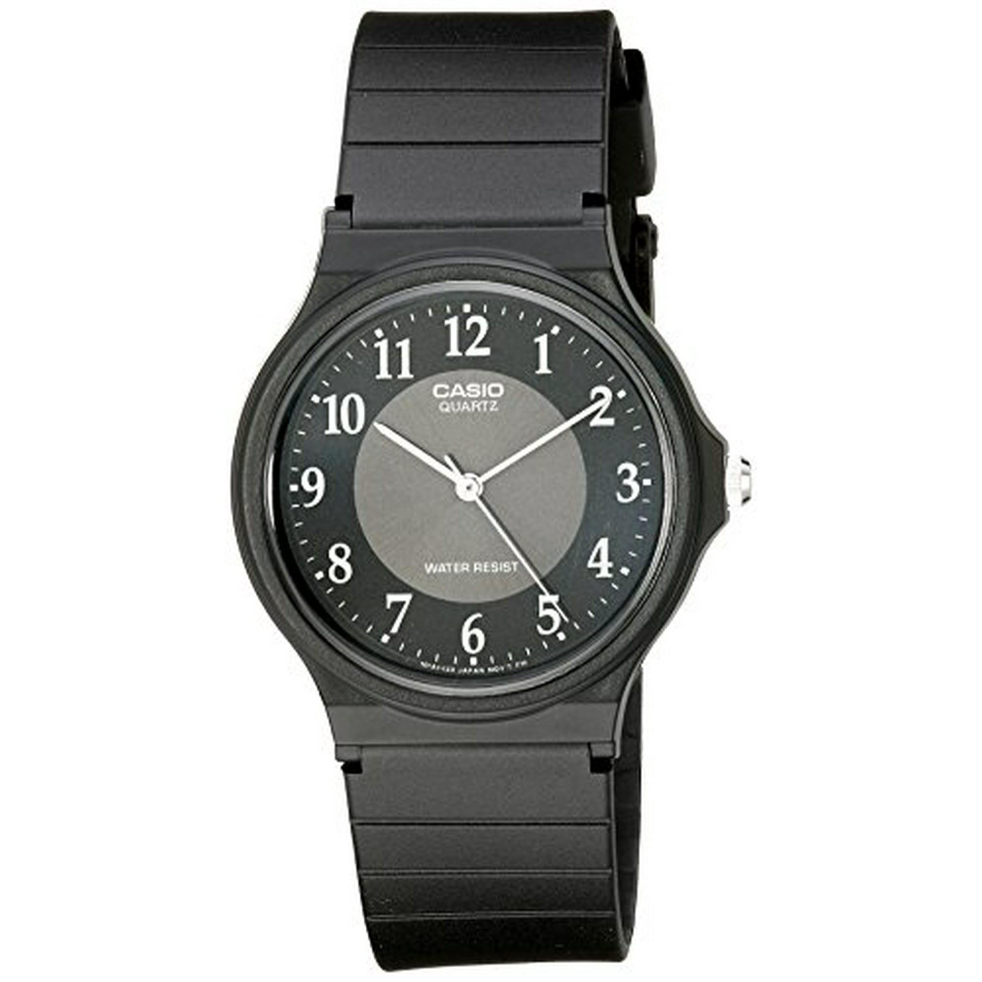 Casio Mens Watch with Black Rubber Band Watch Walmart