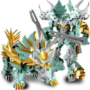 Dupurit Alloy Deformation Car Robots Manual Assemble Action Figure Desktop Decoration Gifts Limited Edition, Multicolor（H）