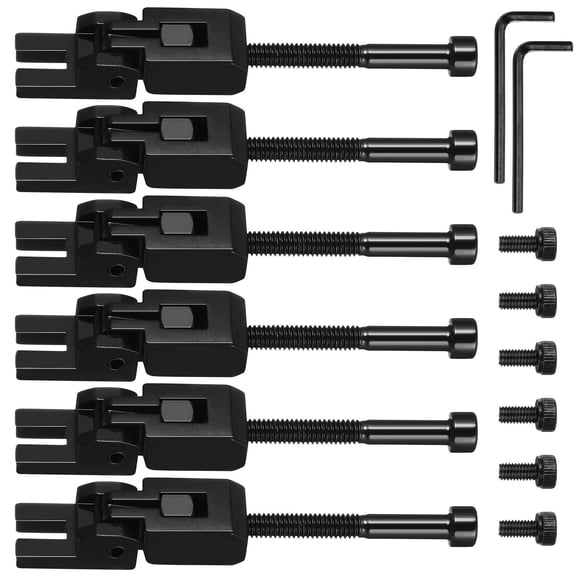 NUOLUX Saddle Metálico Negro Para Guitarra Con Ajuste Firme Para Piezas De Tremolo