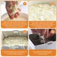 thumbnail image 3 of SEWACC Stainless Steel Tofu Cheese Maker Press Mold Kit for Cheese Making, 3 of 8
