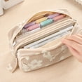 thumbnail image 4 of 2026 New Cute Pencil Case,Large Corduroy Zippered Pencil Case Pouch, aesthetic Pencil Bag with Compartments, Pencil Pouch School Supplies, 4 of 6