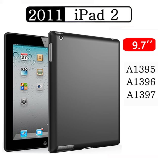 For Apple iPad 2 3 4 2011 2012 9.7 2th 3th 4th Generation Tablet Case Flexible Soft Silicone Shell Frosted Cover iPad 2