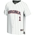 thumbnail image 2 of Men's GameDay Greats #1 White Virginia Cavaliers Lightweight Baseball Jersey, 2 of 4