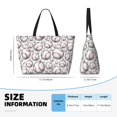 thumbnail image 4 of Disketp Cute Baseball Bolsa de Playa de Gran Capacidad, Bolso Impermeable y a Prueba de Arena para Mujer, Ideal para Playa, Piscina y Natación, 4 of 7