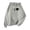 Grey, variant on Gkeoshab Sweatshirt Women's Cute Heart Love Print Pullover Hoodie - Long Sleeve Soft Fleece Sweatshirt for Casual Everyday Wear and Gift Ideas JN L
