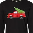 thumbnail image 4 of Inktastic Christmas Vintage Truck with Christmas Tree Long Sleeve T-Shirt, 4 of 5