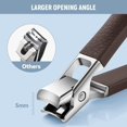 Toe Nail Clippers Ultra Sharp Nail Clippers with Catcher AntiSplashing
