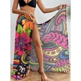 thumbnail image 2 of Bsubseach Fashion Women Sarong Swimsuit Coverups Short Bikini Wraps Sheer Pareo Beach Bathing Suit Cover Up Summer Outfits, 2 of 6