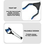 32 Extra Long Grabber Tool, Foldable Grabbers for Elderly Grab It Reaching Tool with Rotating Jaw +Magnets, Wide Claw Opening Reacher Grabber Pickup Tool, Grabber Reacher Tool Heavy Duty