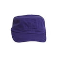 thumbnail image 2 of Women's Washed Military Cadet Style Cap - Purple, 2 of 2