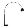 thumbnail image 6 of Sunpan Vern 63.5" 1-light Modern Metal Floor Lamp with A Globe Shade in Black, 6 of 6
