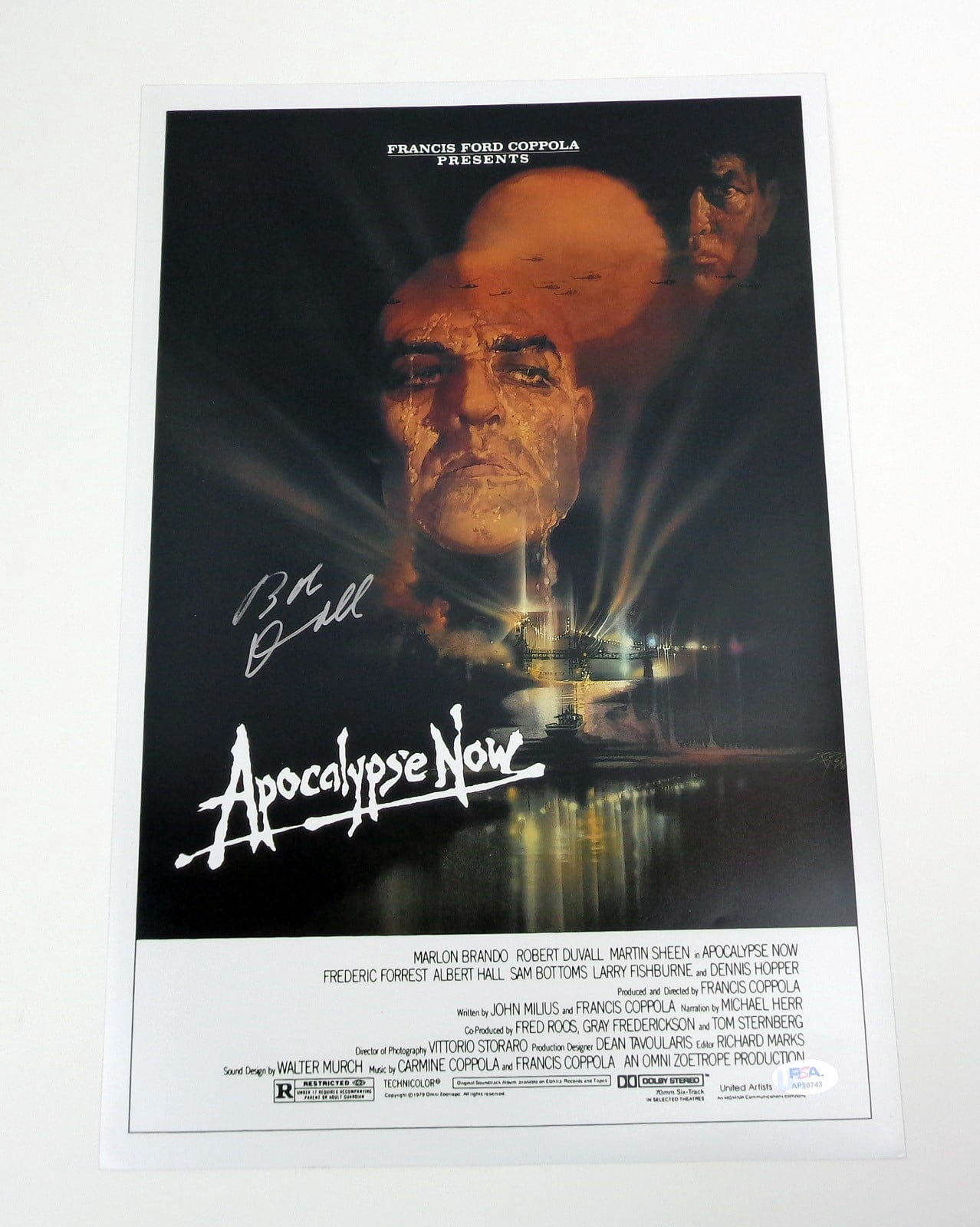 Robert Duvall Signed Autograph Apocalypse Now Movie Poster PSA/DNA COA ...