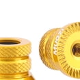 thumbnail image 6 of 2Pcs Hub Nut Repairing Accessories Road Bikes Durable Bike Axle Nuts Gold, 6 of 8