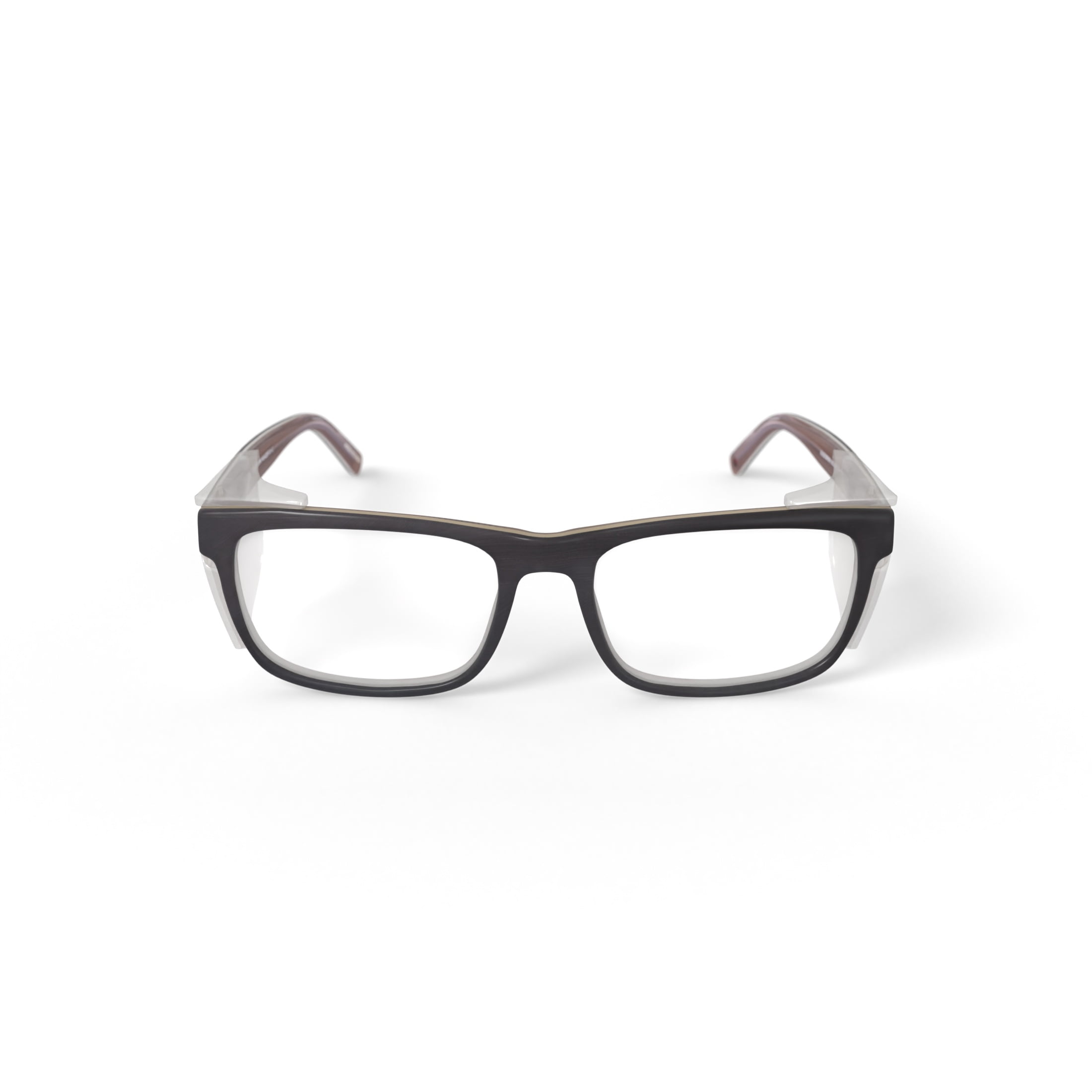 Hilco Vision A2 620 Prescription Safety Glasses, Brown, OSHA Compliant ANSI Z87.1