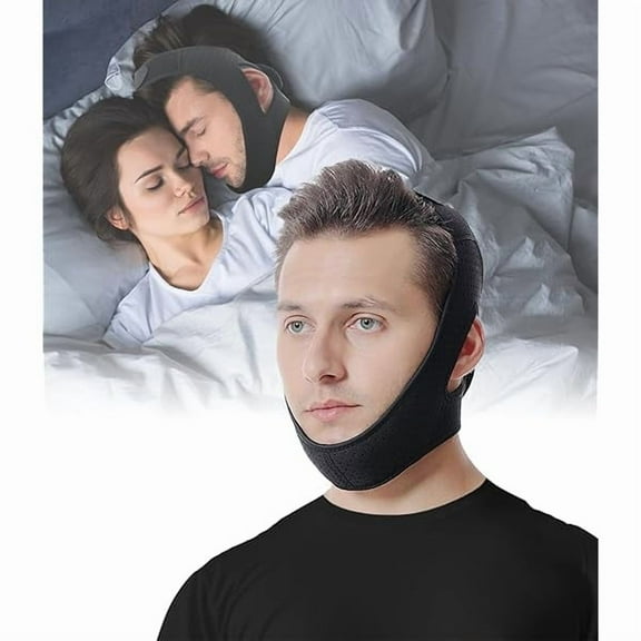 WEEKS Anti Snoring Devices, Chin Strap for Sleeping, Chin Strap for CPAP Users, Adjustable Chin Strap for Snoring | Breathable Anti Snoring Chin Strap Stop Snoring Head Band Keeping Mouth Closed