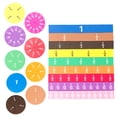 thumbnail image 1 of 102 Pieces Children EVA Fraction Tile Mathematics Learn Aid Teaching Calculation Supply Elementary School Primary Preschool, 1 of 8