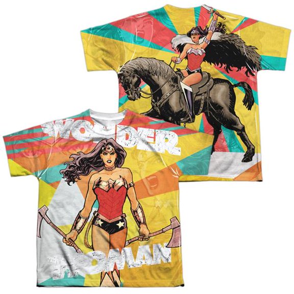 Jla - Hands Full (Front/Back Print) - Youth Short Sleeve Shirt - X-Large