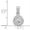 thumbnail image 3 of 14k White Gold Sand Dollar Pendant, 3 of 3
