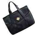 thumbnail image 4 of Estuche para computadora portátil Lona duradera Gran capacidad Estilo simple Funda para computadora portátil multiusos para oficina al aire libre Mujeres Negro, 4 of 8