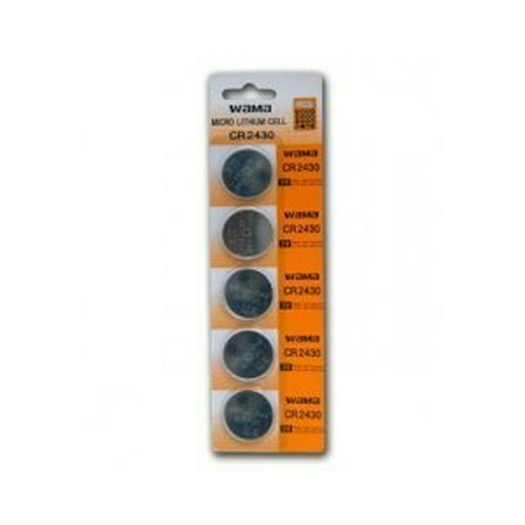 5pk CR2430 3V Lithium Coin Cell Batteries DL2430 BR2430