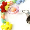 thumbnail image 4 of SPRING PARK Acrylic Bird Chewing Toy with Bell, Parrot Cage Bite Toys Multicolored Beads Bird Parrot Toys for Small and Medium Parrots and Birds, 4 of 5