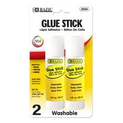 BAZIC Glue Stick 36g/1.27 Oz, Acid Free Glue (2/Pack), 1-Pack