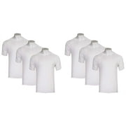 TONY HAWK Boys White V-Neck Tee 6-Pack - Sizes S-XL