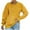 Yellow-Fashion Sweatshirts, variant on Xcmzpl Womens Sweatshirts Casual Solid Color Crewneck Sweatshirt Fashion Sweater Tops Comfort Long Sleeve T-shirts Early Fall Fashion