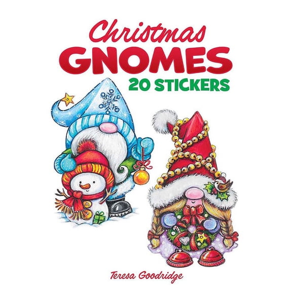 Dover Little Activity Books Stickers: Christmas Gnomes: 20 Stickers (Paperback)