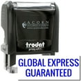 thumbnail image 1 of Self-Inking Global Express Guaranteed Stamp, Trodat Printy 4911, Press and Print Stamping, Impression Size 5/8" x 1-1/2", Up to 10,000 Impressions - Blue Ink, 1 of 10