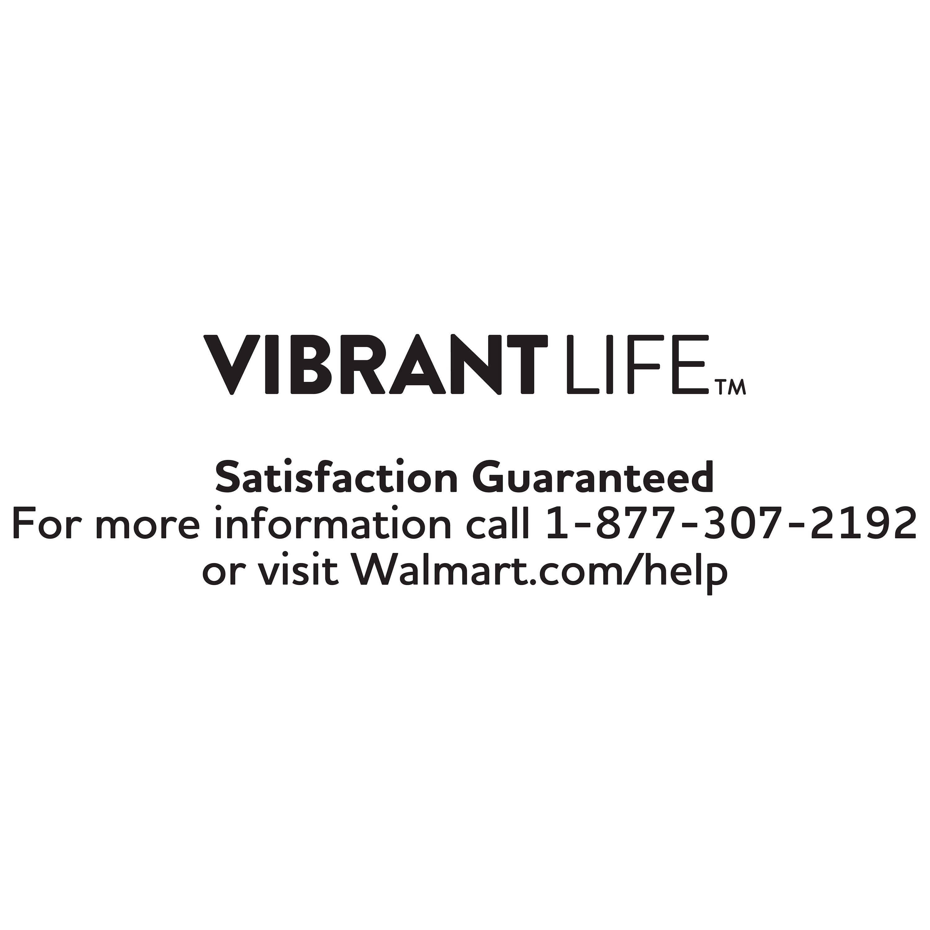 Vibrant Life Extra Large Tweed and Sherpa Orthopedic Dog Bed, Blue, 48" x 35"