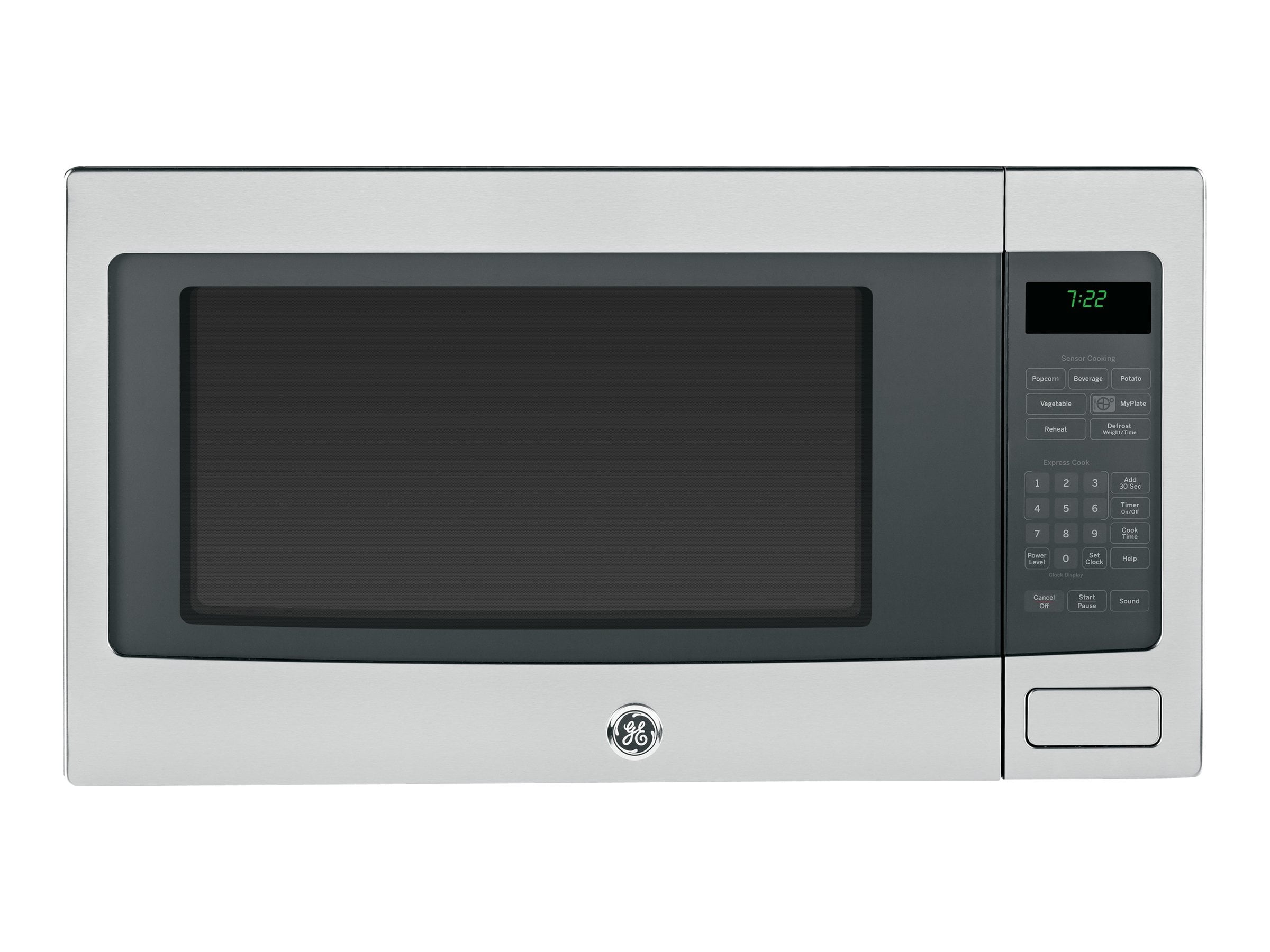 Ge Profile Series 2 2 Cu Ft Countertop Microwave Oven Stainless