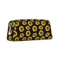 thumbnail image 2 of Goofa Sunflower (2) Pattern Leather Pencil Case, Pencil Pouch, Pencil Bag, Pen Case, Pen Pouch, Pen Bag, Pencil Pouches, Pencil Bags,College Pencil Case, 2 of 7