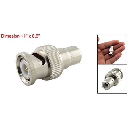 to adapter walmart rca bnc Coax Cable Male BNC Adapter RF Converter 1x RCA Female to