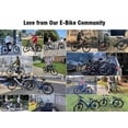 thumbnail image 3 of Jasion Roamer 26" Electric Bike for Adults, 500W Rated Motor Commuter Ebike with 48V 11Ah Removable Battery, 62-Mile Range, 28 MPH, 7-Speed, Blue, 3 of 9